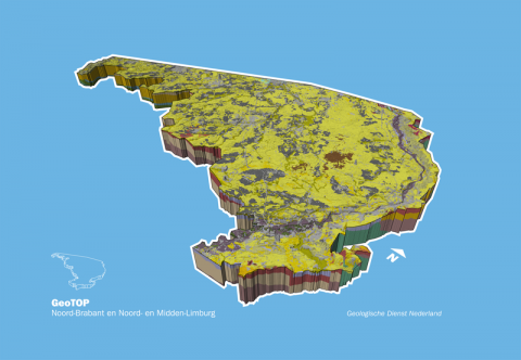 Copyright (c) Geologische Dienst Nederland GeoTOP: het topje van de Nederlandse ondergrond in beeld